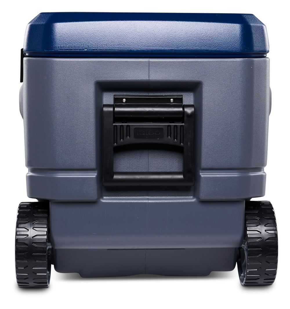 Igloo Glide being wheeled across sand showing portability for outdoor events