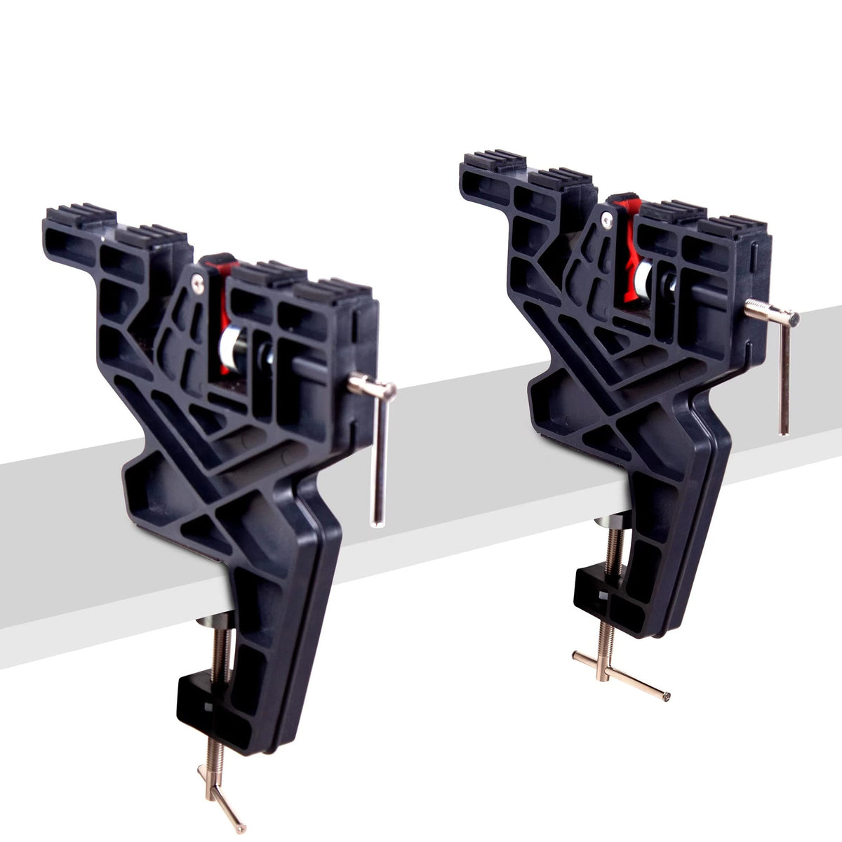 IGOSKI front view of vise pair showing stable clamps and secure hold