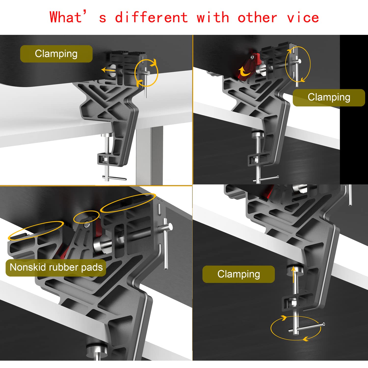 IGOSKI vise holding a snowboard vertically for precise edge tuning
