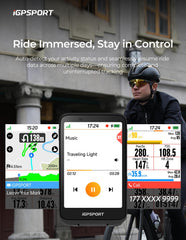 iGPSPORT BiNavi map navigation view guiding accurate turns