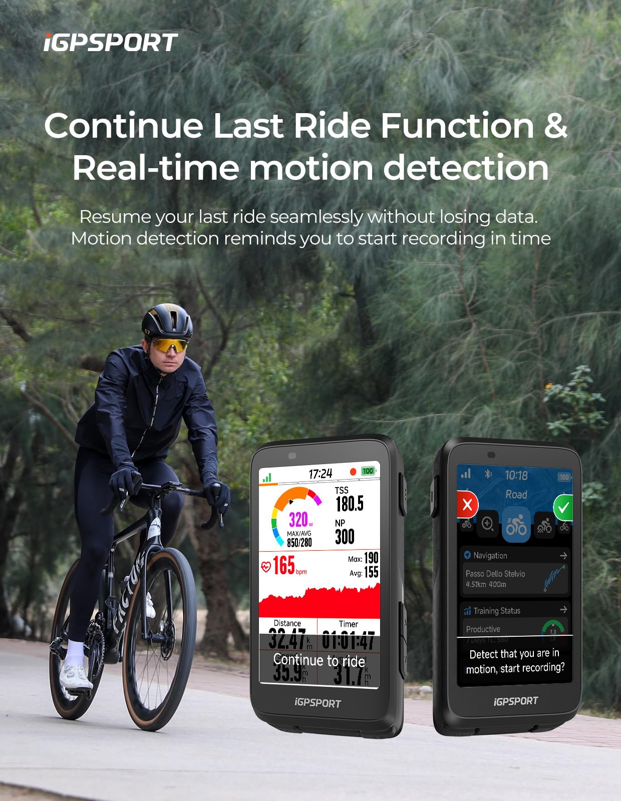 iGPSPORT BiNavi mount and accessories for quick on-bike setup