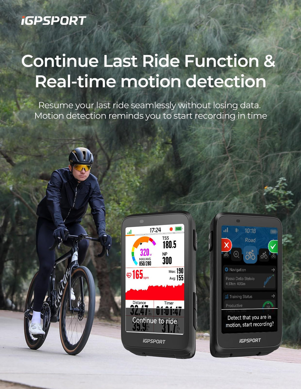 iGPSPORT BiNavi mount and accessories for quick on-bike setup