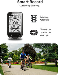 iGPSPORT mounted on handlebar during ride delivering real-time metrics benefit