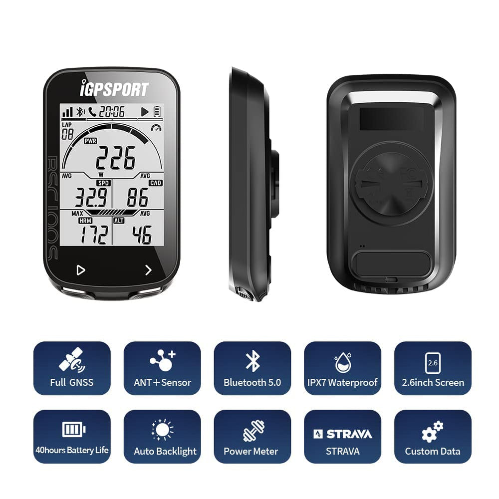 iGPSPORT side mount profile demonstrating compact secure attachment benefit