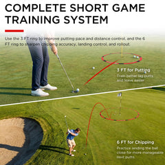 IJEKER 3 ft putting ring on green promoting improved short putt accuracy