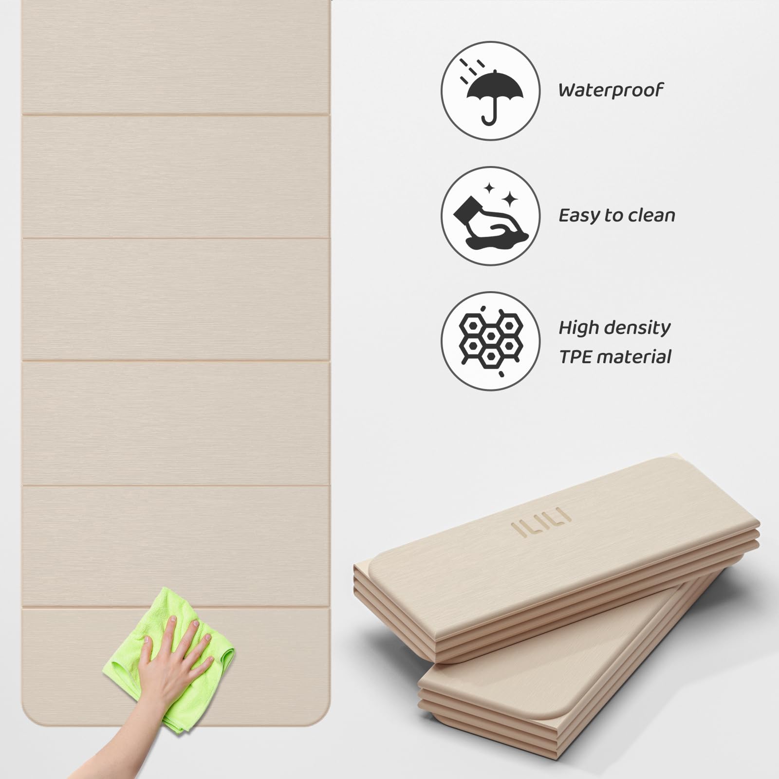 ilili mat in office used for midday stretch offering comfort at work
