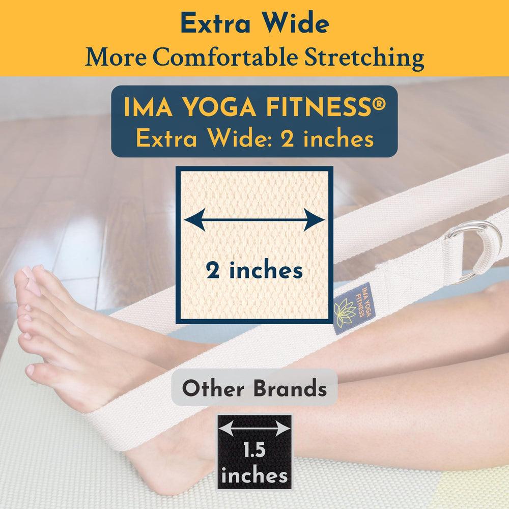Ima Yoga Fitness cotton weave texture close-up for non-slip natural grip