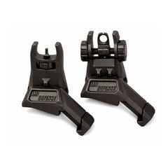 IMI Defense front and rear sights assembled on rail showing compact profile and quick transition