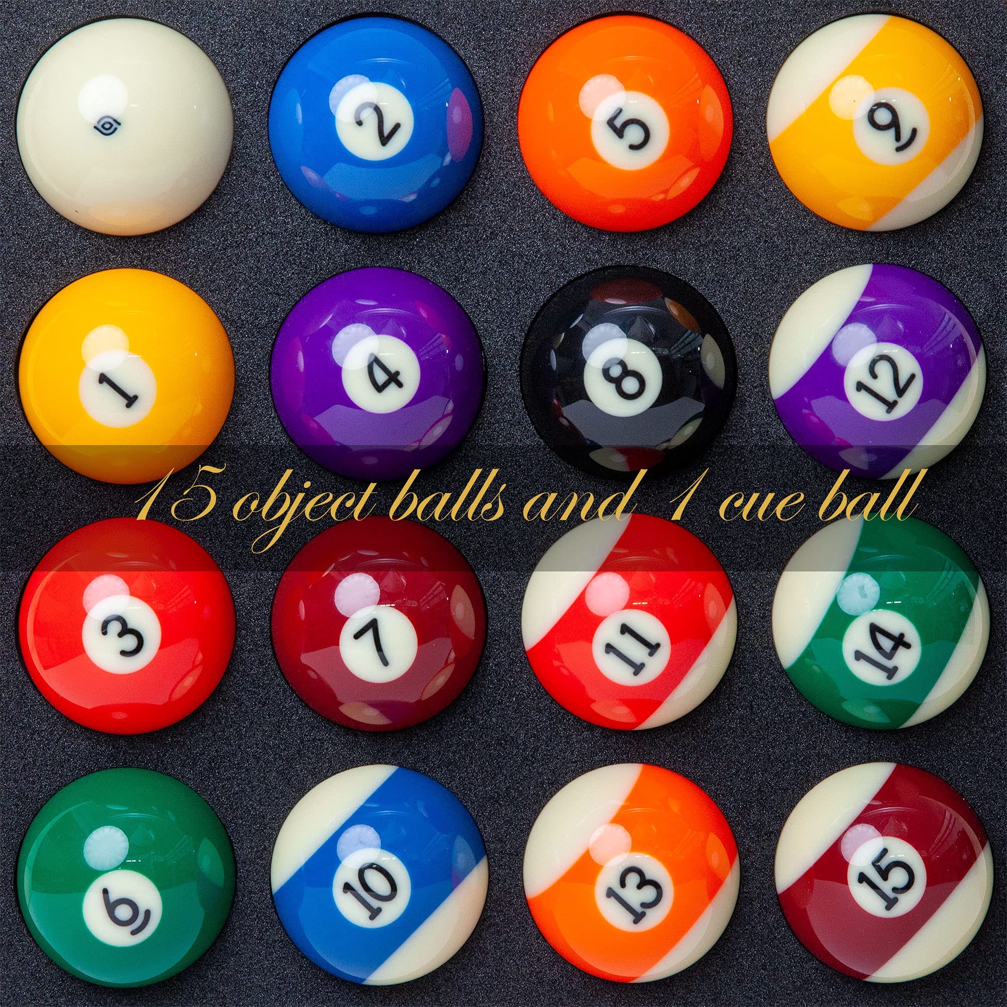 Imperium Style closeup of polished resin balls highlighting glossy finish