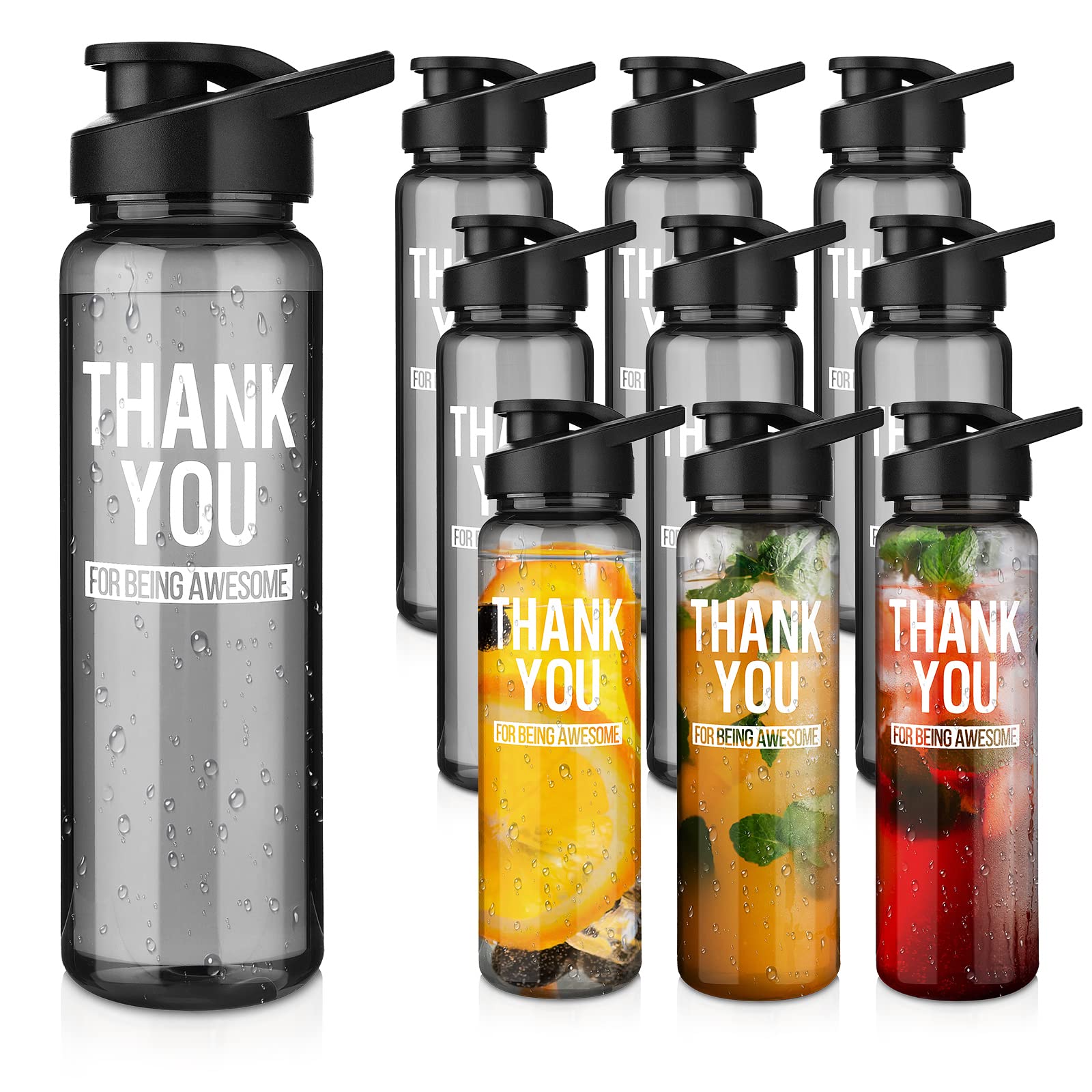 Inbagi front view of 24 oz bottle showing label and capacity, durable gift option