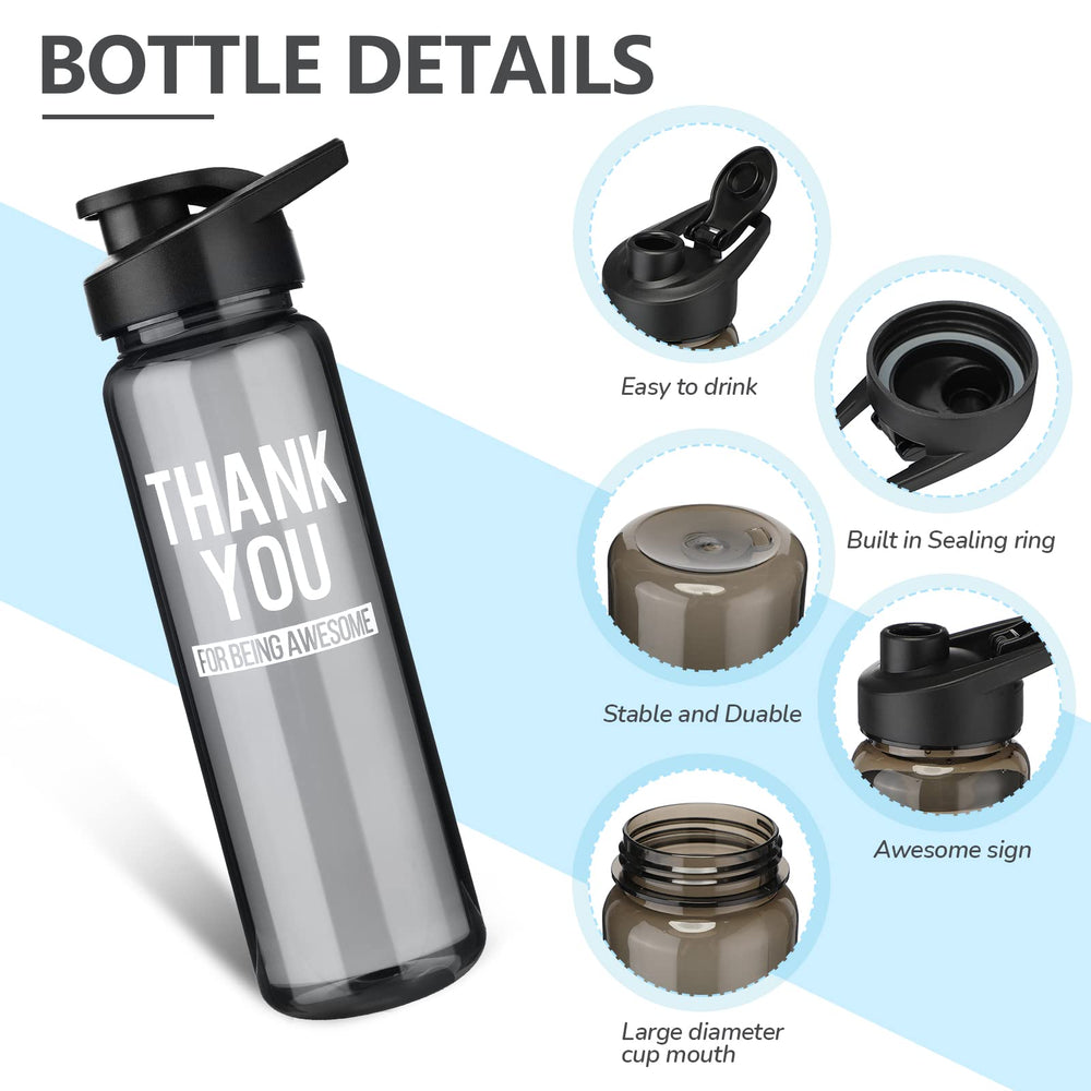 Inbagi lid and textured handle detail, secure grip and leak-resistant benefit