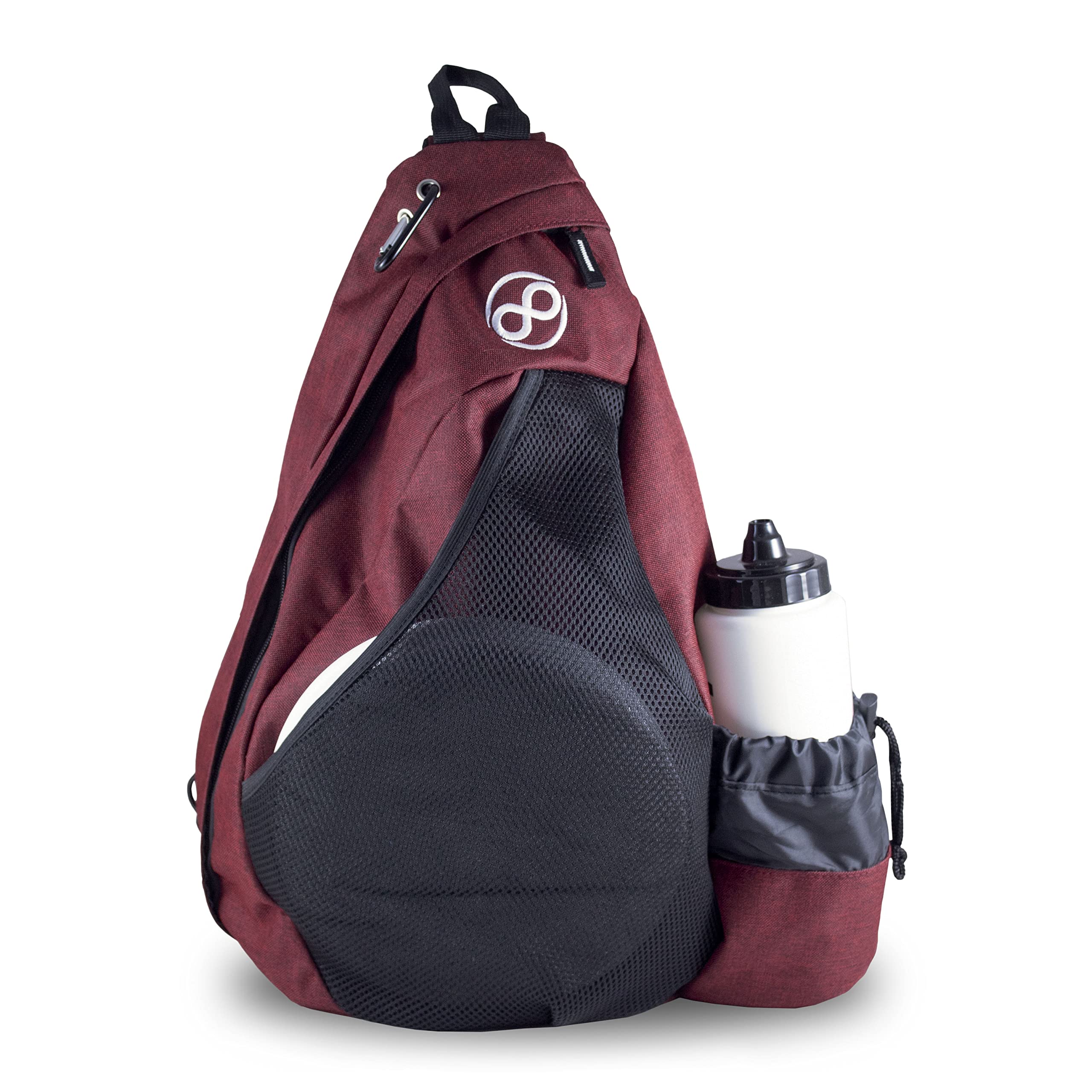 Infinite Discs Slinger Deluxe front view shows compact design and quick access