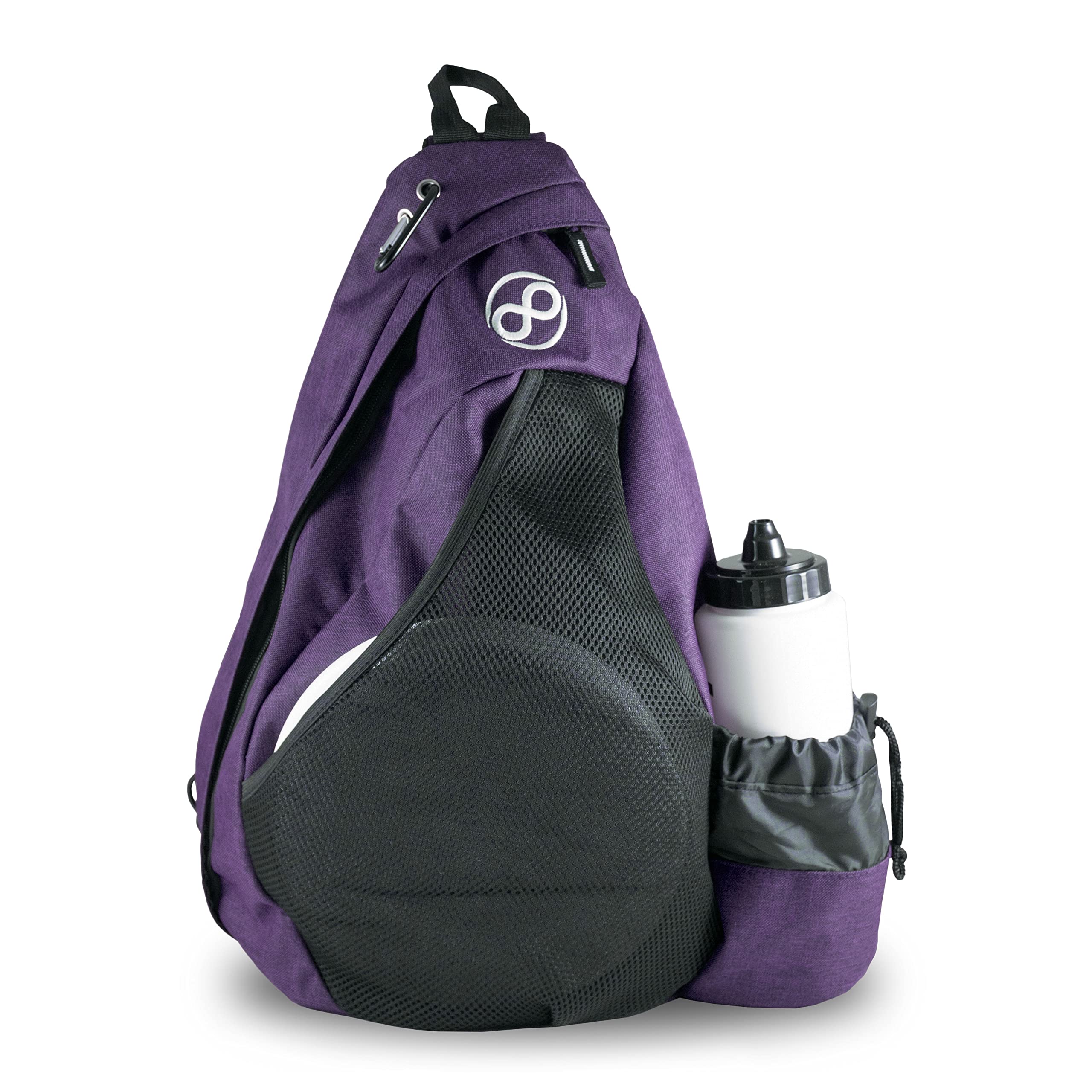 Infinite Discs Slinger Deluxe front view showing disc storage and compact profile for quick access