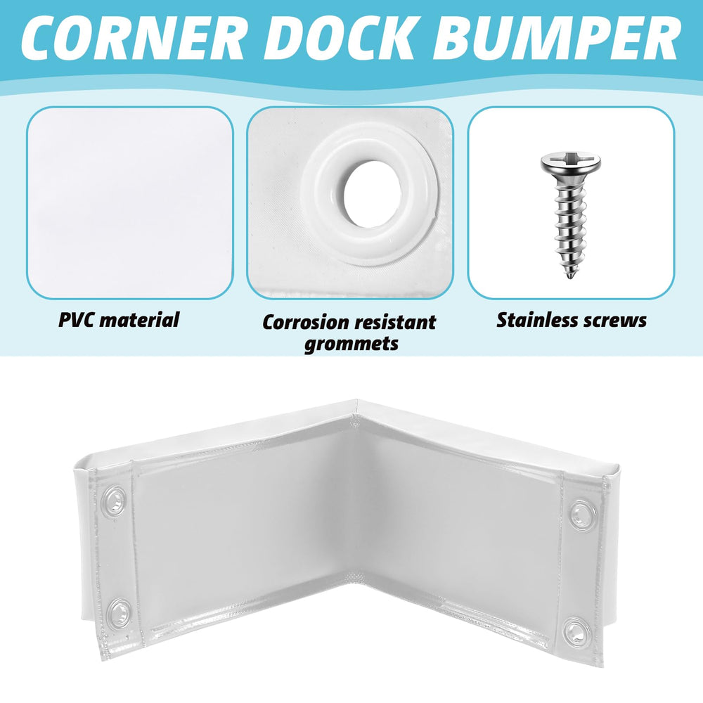 Innconee mounted on a wooden dock corner demonstrating protection during docking