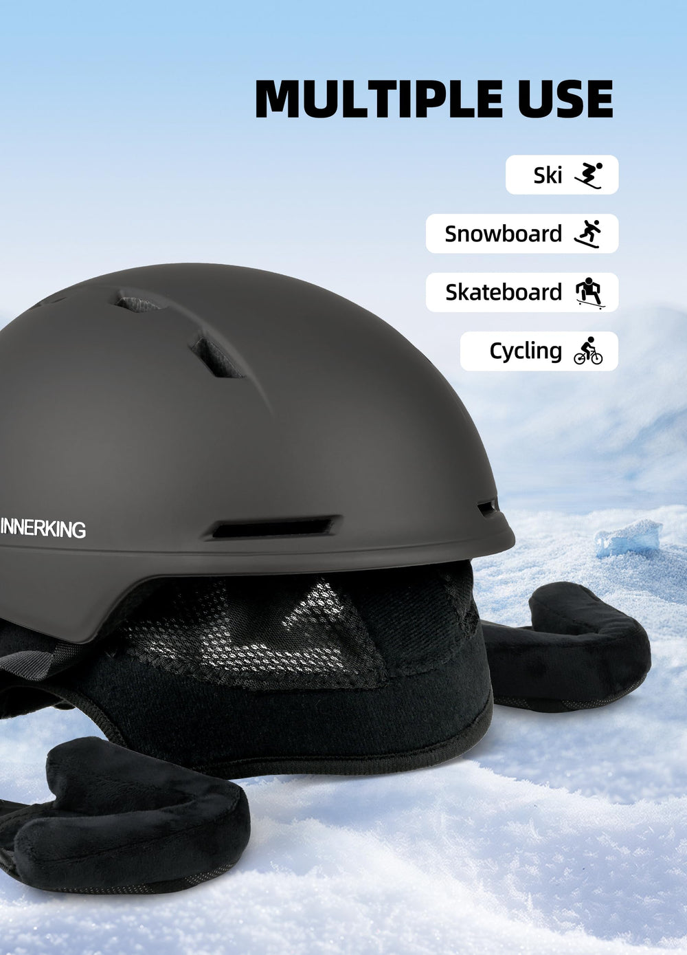 InnerKing ABS shell texture close-up showing durable surface