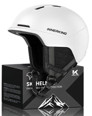 InnerKing helmet front view showing sleek shell and visibility benefits