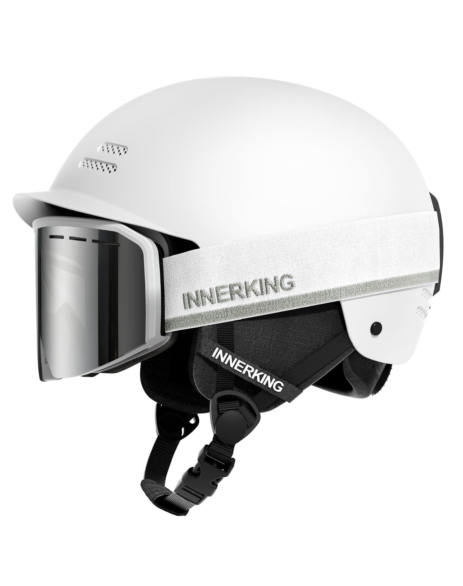 InnerKing helmet front view showing ABS shell protection and stylish design