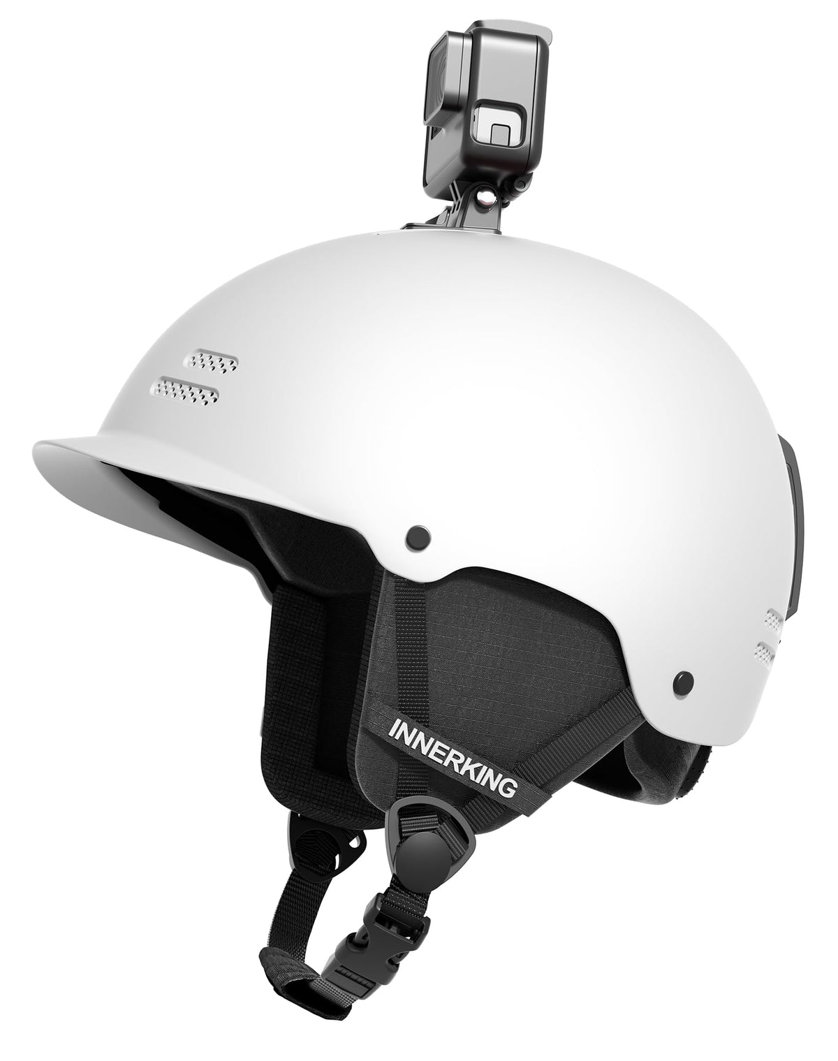 InnerKing helmet front view showing sleek design and reliable protection