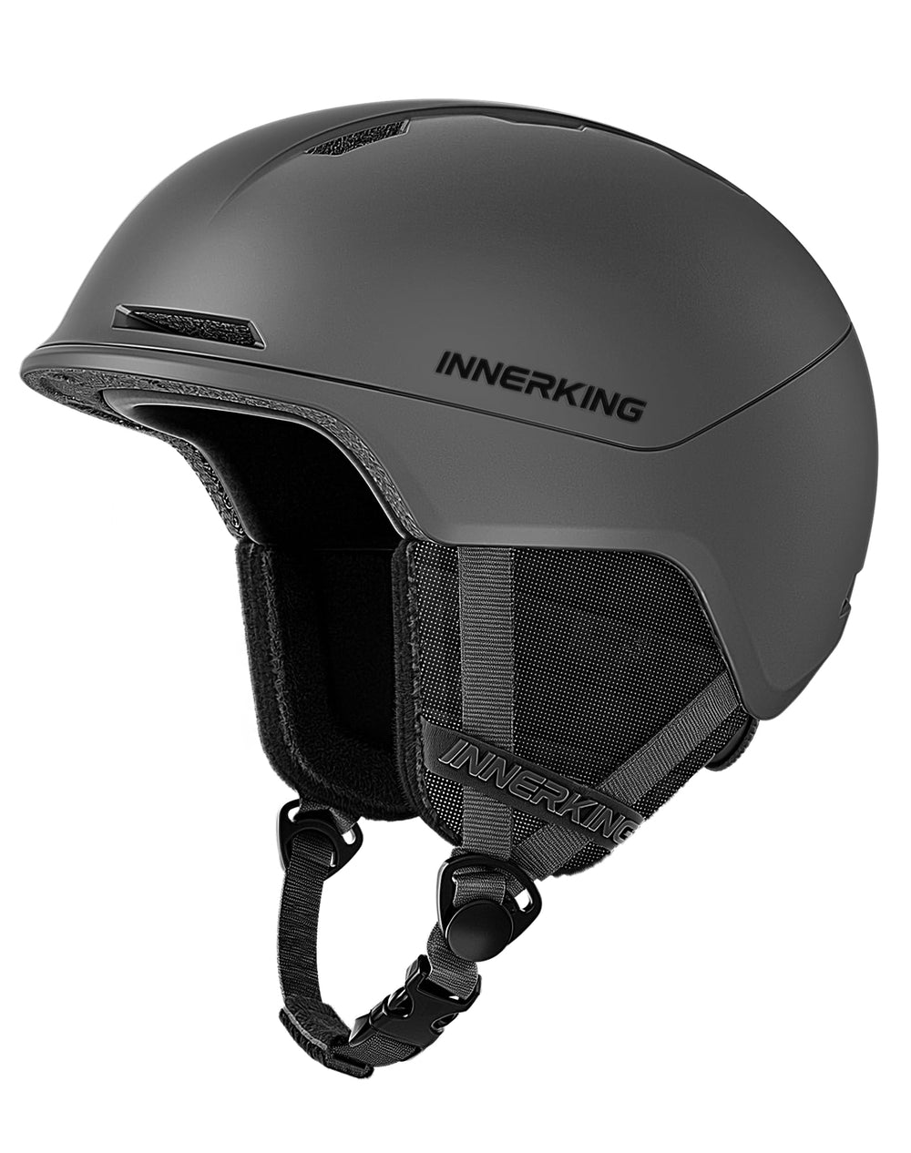 InnerKing helmet front view showing profile and secure fit benefit