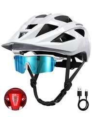 InnerKing helmet front view showing streamlined shell and secure fit benefit visibility