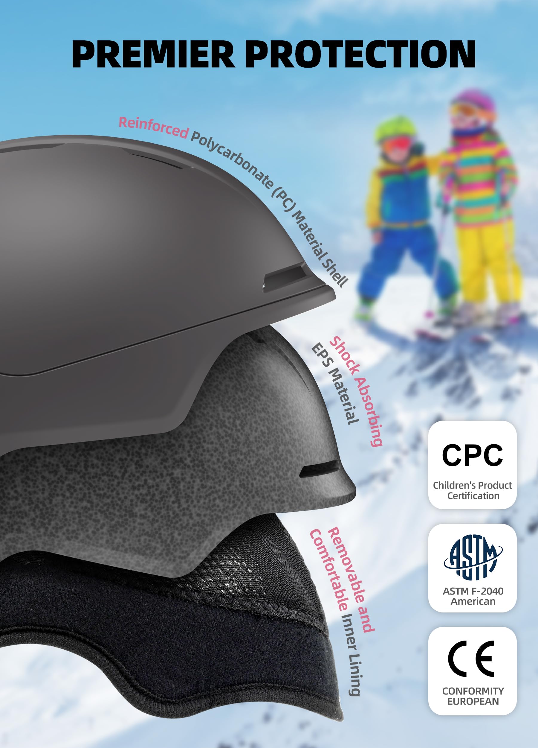InnerKing helmet ventilation top detail helps airflow and comfort