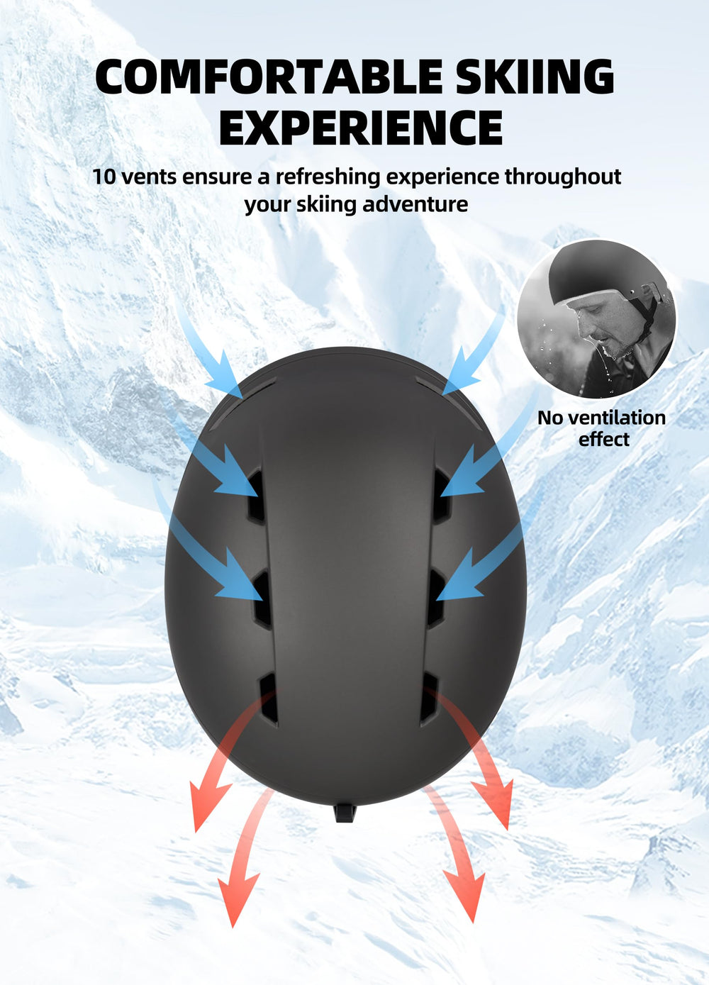 InnerKing removable inner liner showing washable comfort and warmth