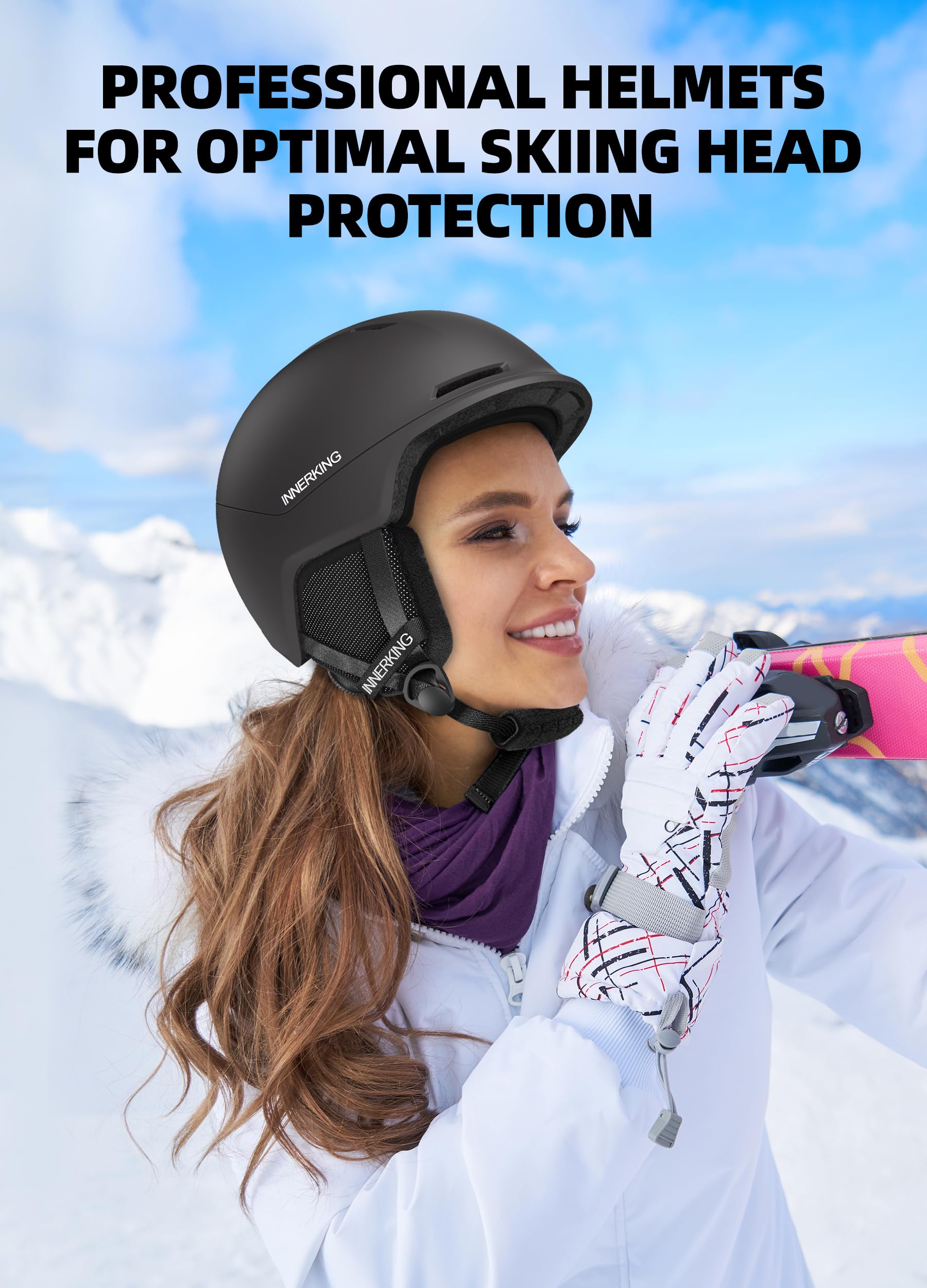 InnerKing close-up of camera mount for secure hands-free recording