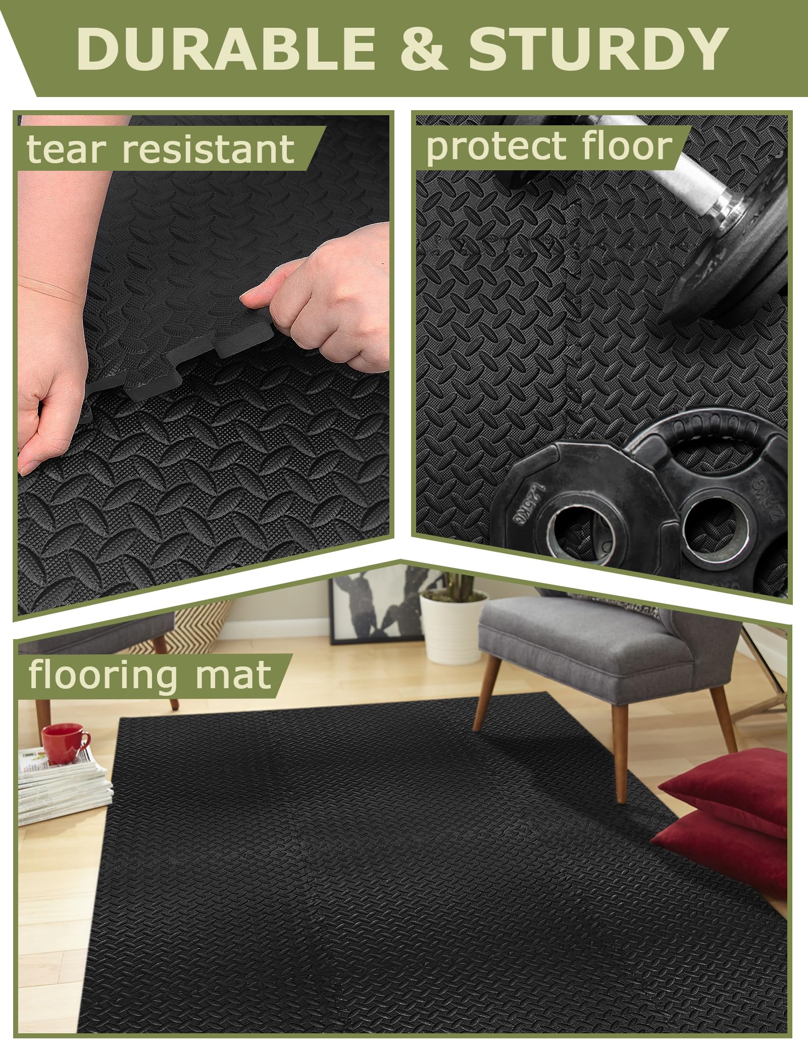 innhom foam texture close-up highlighting slip resistance and comfortable grip