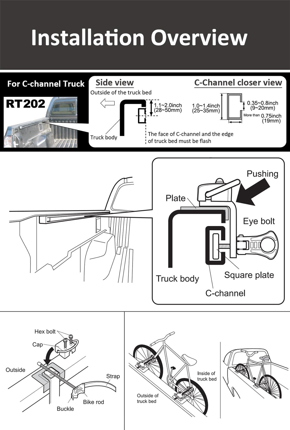 INNO RT202 installation demonstration showing clamp-on, tool-free setup