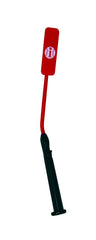 Insider Bat front view showing red-black finish and trigger handle for better grip
