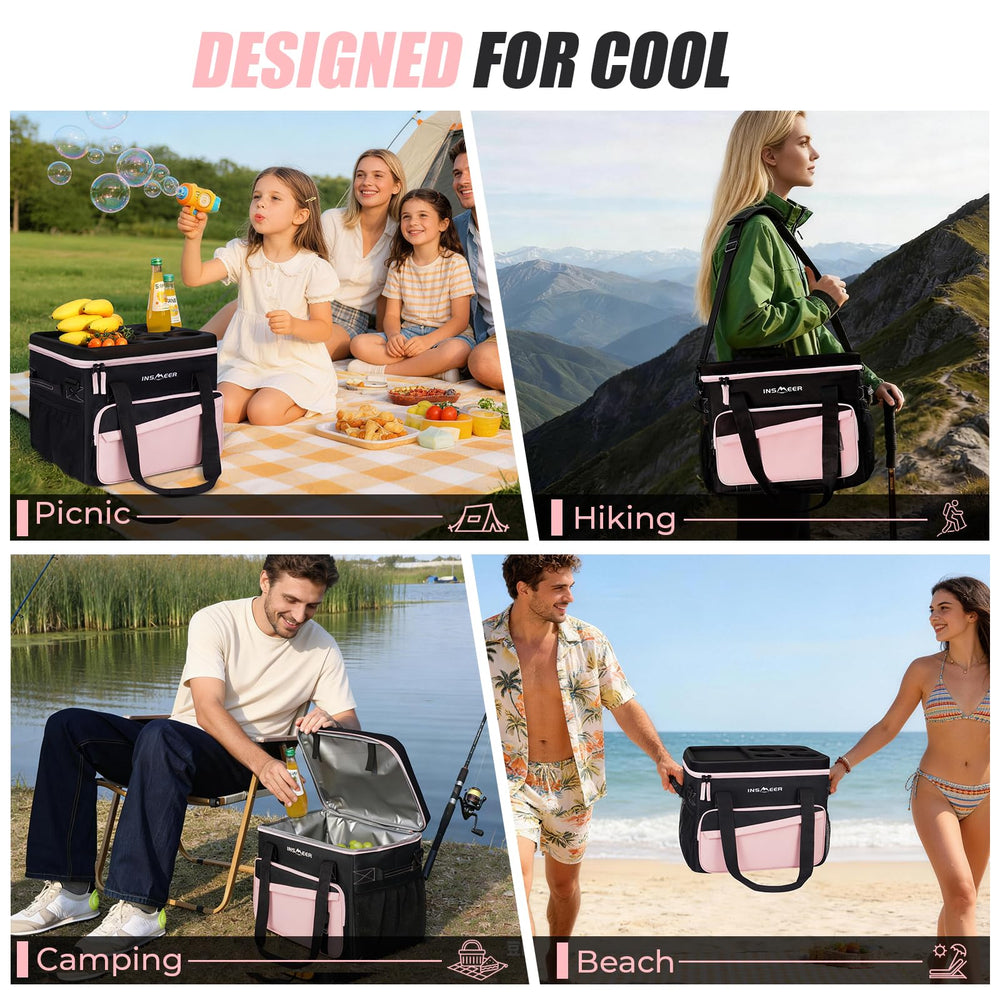 INSMEER on beach as a mini table for drinks and snack convenience