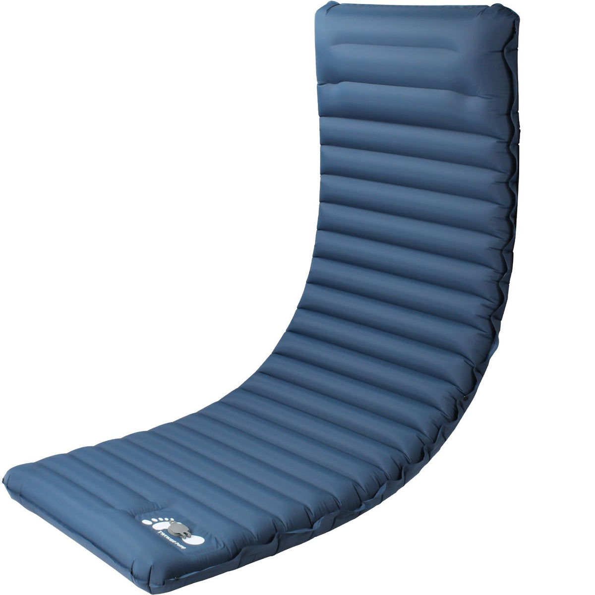 INVOKER front view of inflated pad showing full-length support benefit