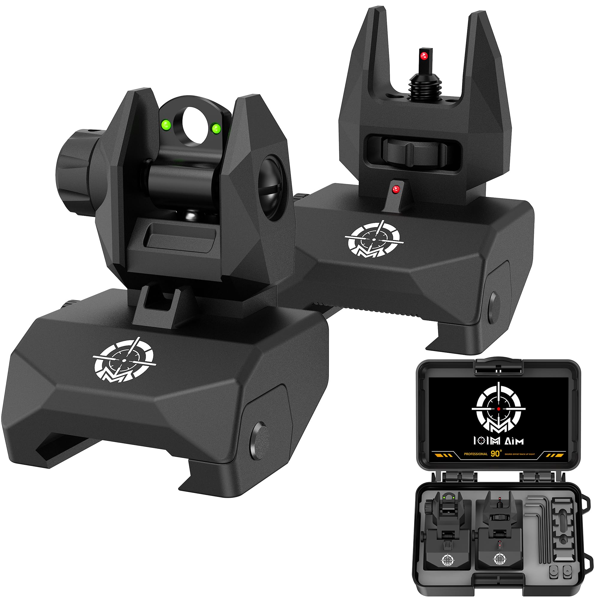 IOIM Aim front sight front view showing clear sight picture benefit