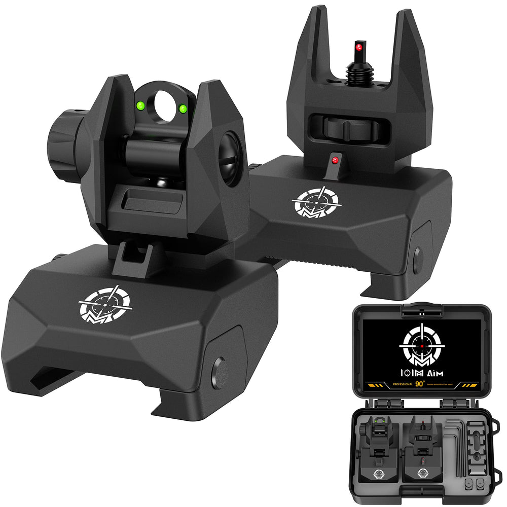 IOIM Aim front sight front view showing clear sight picture benefit