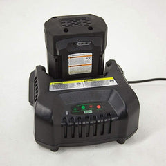 ION ICE FISHING indicator lights close-up displaying charge status and temperature warnings for safety