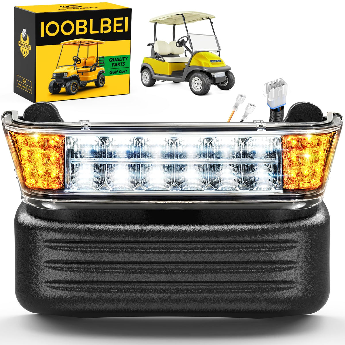 IOOBLBEI front assembly with bumper showing exact fit and easy replacement benefit