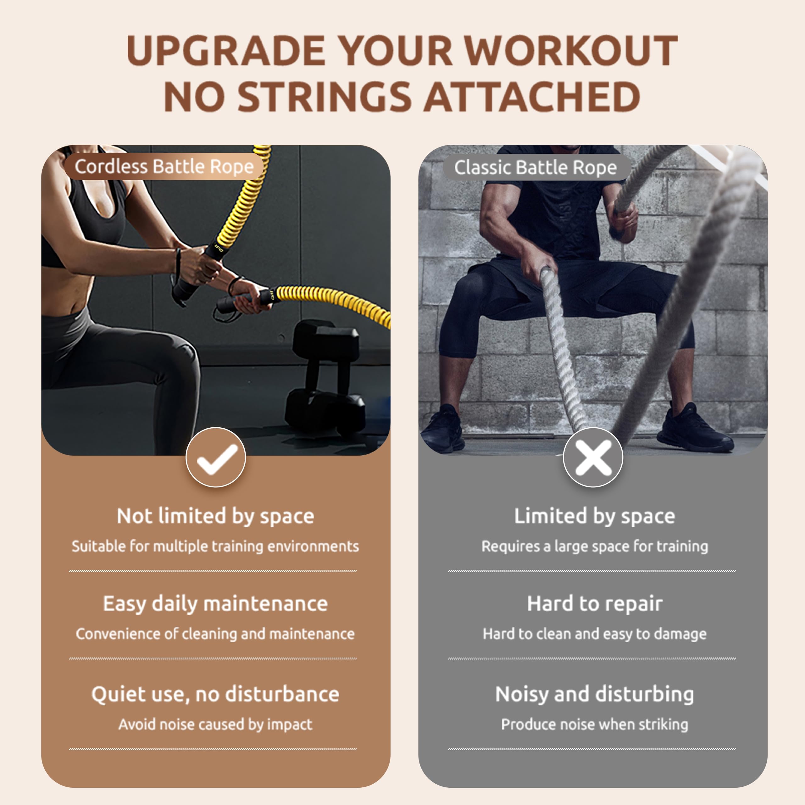 IPO packed in travel case showing compact storage and portability for workouts anywhere