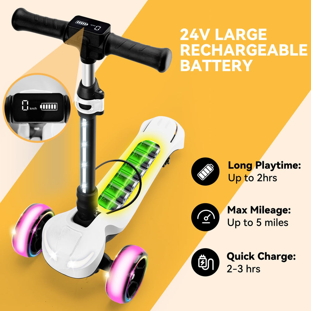 IRIMMY illuminated deck and spinning wheels boosting nighttime visibility