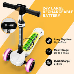 IRIMMY illuminated deck and spinning wheels boosting nighttime visibility