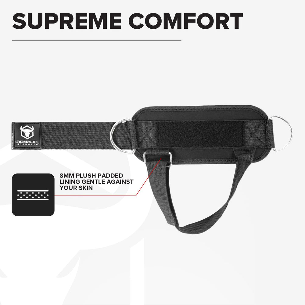 Iron Bull Strength metal D-ring and reinforced stitching for reliable durability