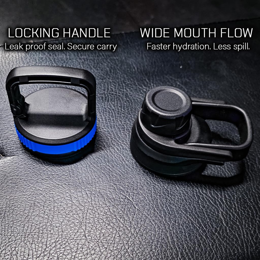 Iron Infidel locking handle lid close-up offering secure carry