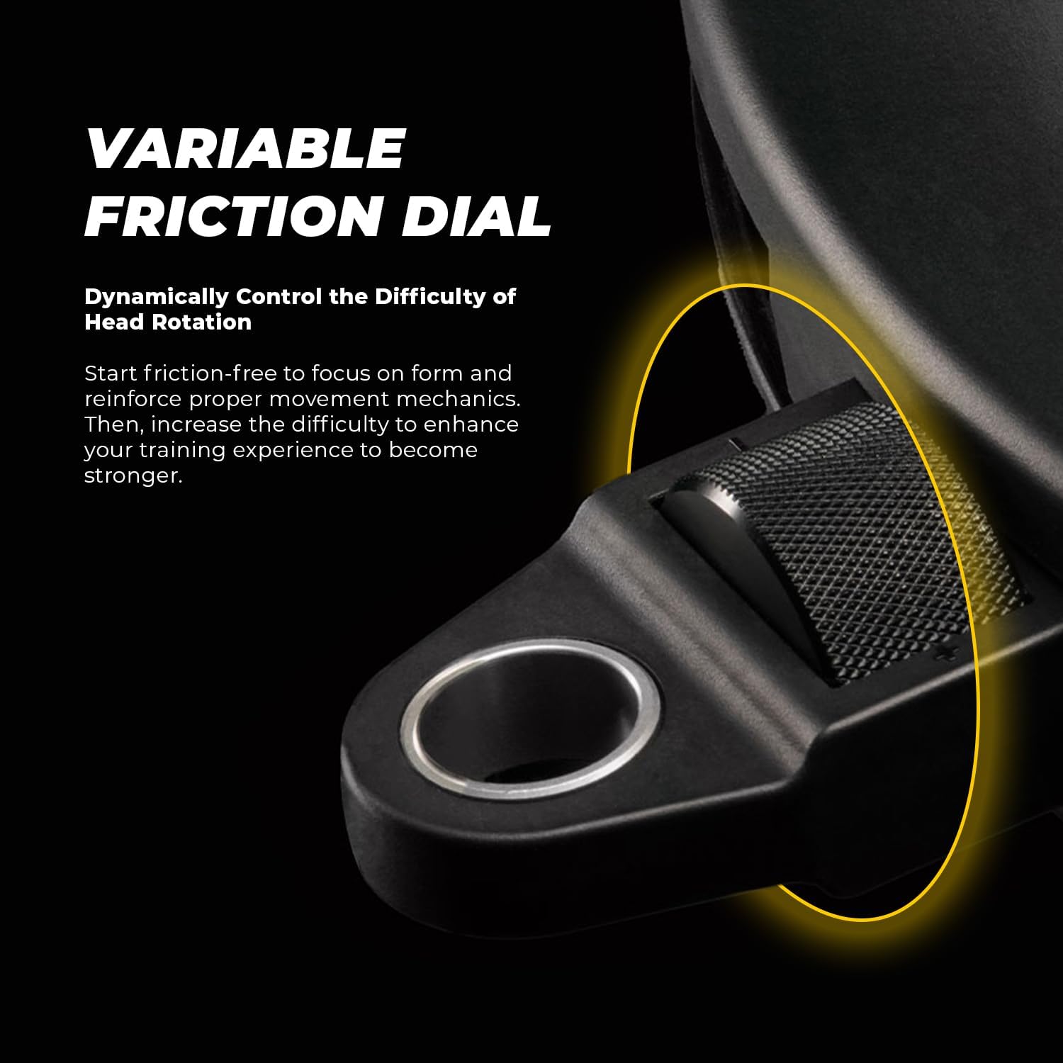 Iron Neck AIRFIT inflatable bladder closeup for customized comfort