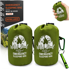 Ironstripe front view of bivy sack showing full-size coverage and quick deployment benefit