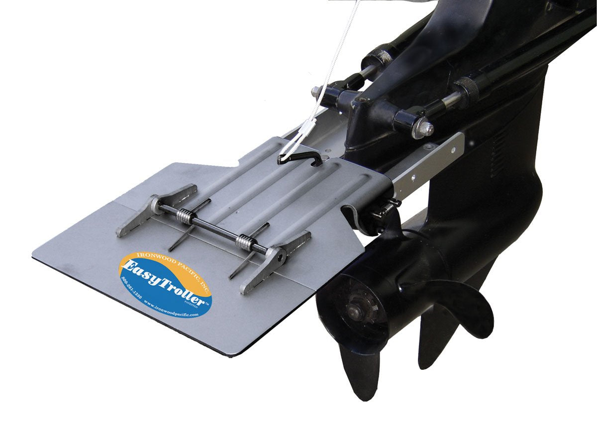 Ironwood Pacific EasyTroller hinge close-up highlighting the hinged damage-resistant design