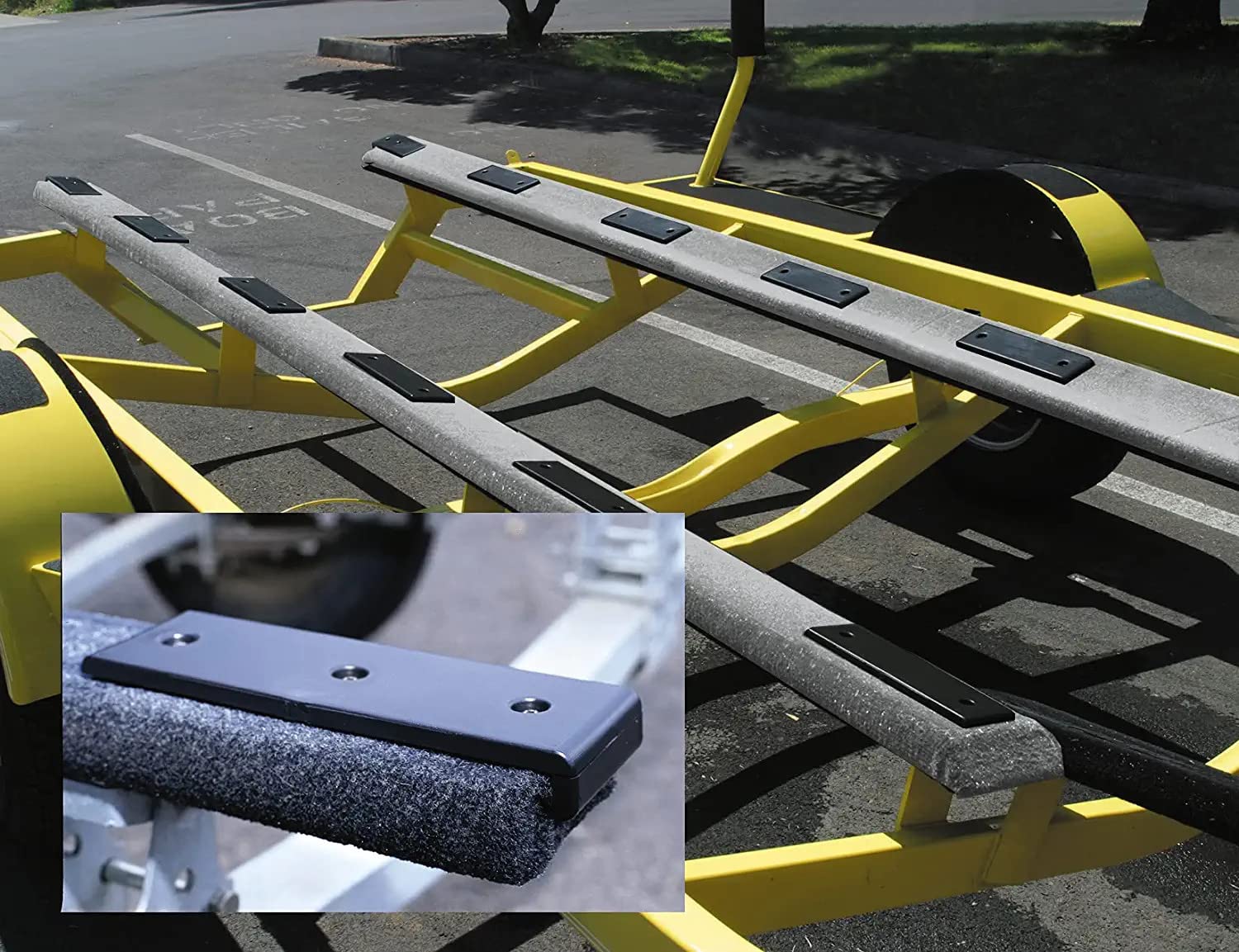 Ironwood Pacific close-up of E-Z Slide textured polymer surface for low-friction launch