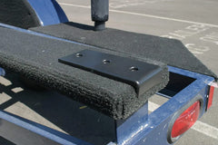 Ironwood Pacific E-Z Slide mounted on bunk demonstrating secure fit and hull protection