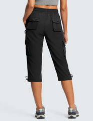 ISEEGZ side cargo pocket detail showing zippered storage and easy access