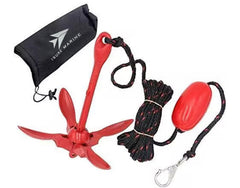 ISURE MARINE anchor flukes open close-up showing secure gripping capability