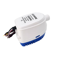 ISURE MARINE built-in float switch visible for automatic activation and energy savings