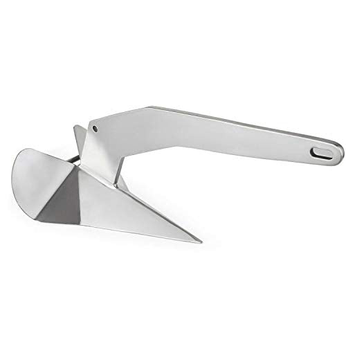 ISURE MARINE front view of anchor showing shape and immediate benefit of reliable hold